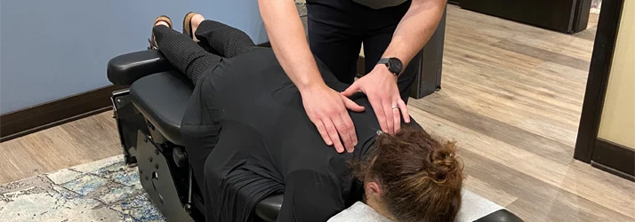 Chiropractor Shawano WI Aeric Berner Adjusting Deb