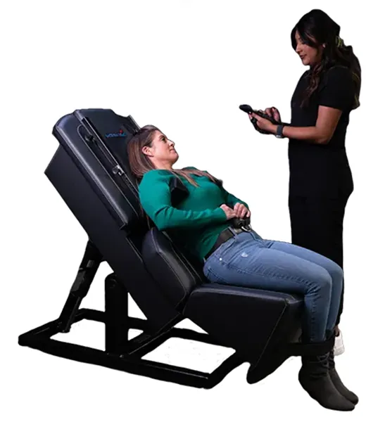 Chiropractic Shawano WI Woman Using Back On Trac